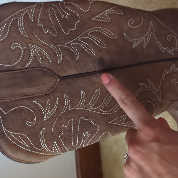 J.B Dillon Reserve Brown Western Cowgirl Festival Country Boots Size 8 - Picture 7 of 12